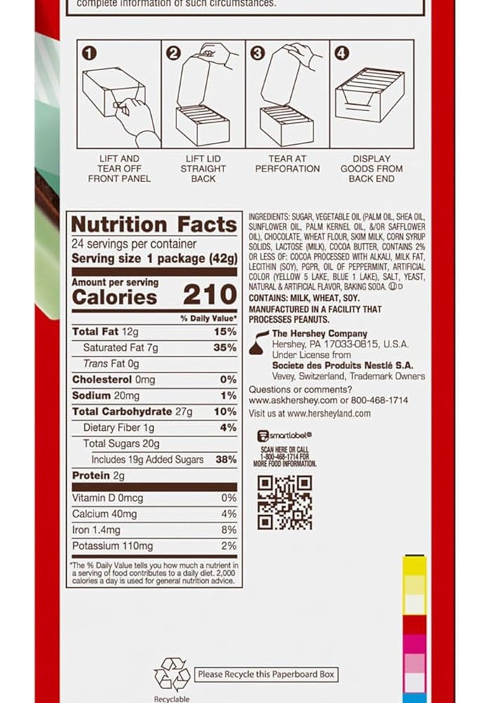 KitKat شوكولاتة كيت كات ديوز بالنعناع والشوكولاتة الداكنة، 1.5 أونصة (24 قطعة) - Image 2